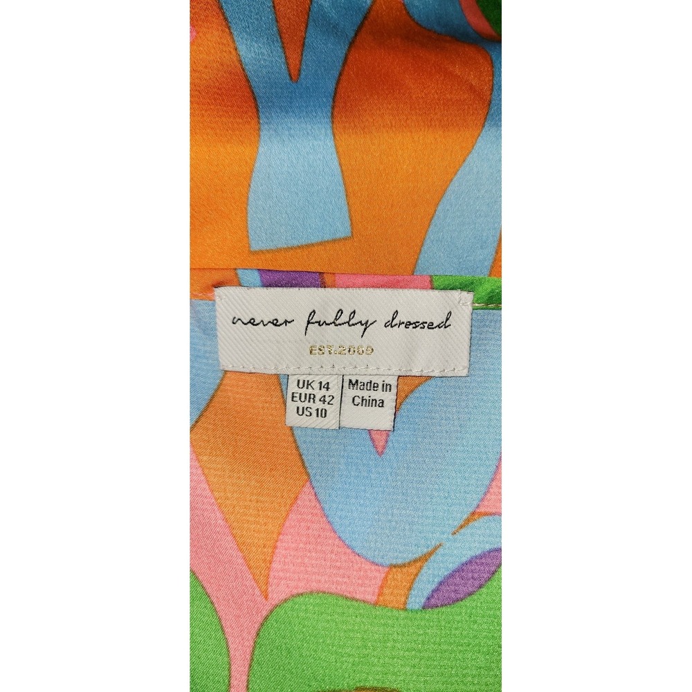 Never Fully Dressed Multicolored Polyester Top Us… - image 3